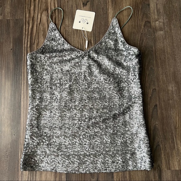 Six Crisp Days Tops - Six Crisp Days NWT Sequin Camisole
